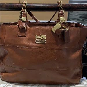 Coach leather bag